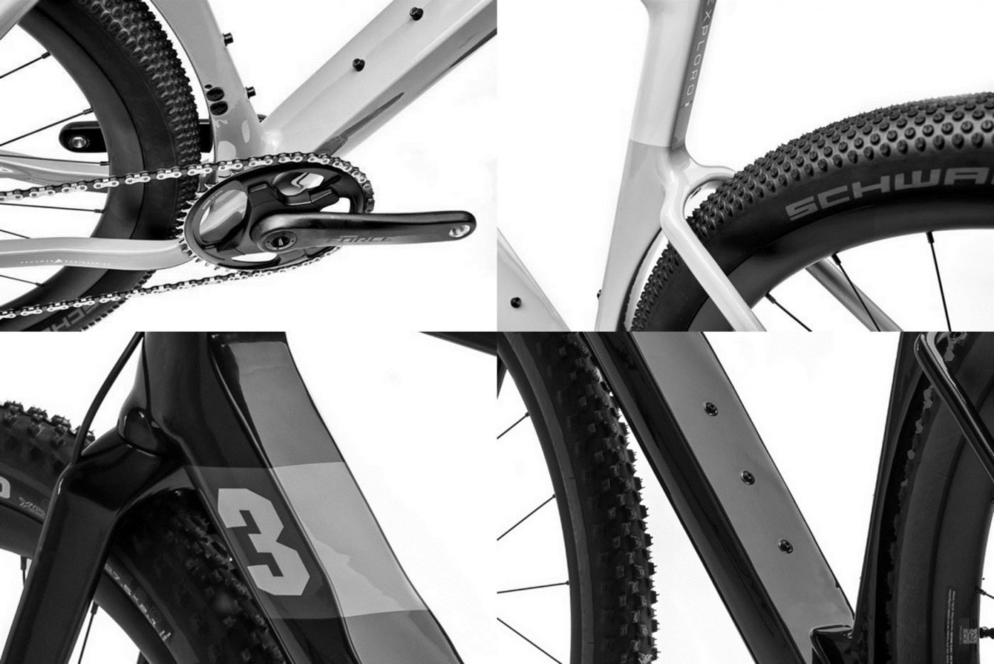 Kit Pièces Cadre 3T Exploro Ultra - Essieux, Casque, Pince Selle - Neuf Sous Blister