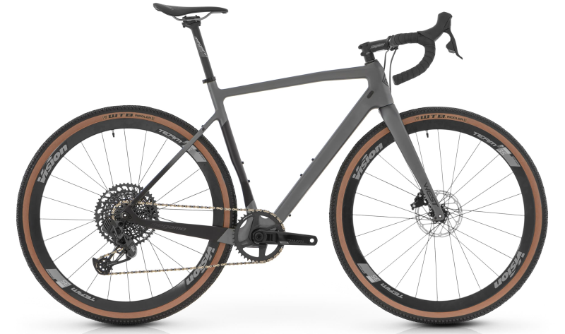 Bicicleta Gravel Megamo West 10 2023 - Ciclos Cabello Material Carbono  Talla de Bicicleta S Uso Gravel Colores Beige-Marrón